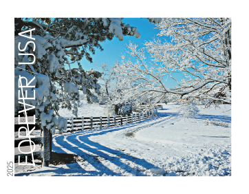 2025 Winter Landscapes Stamps - product detail view 2