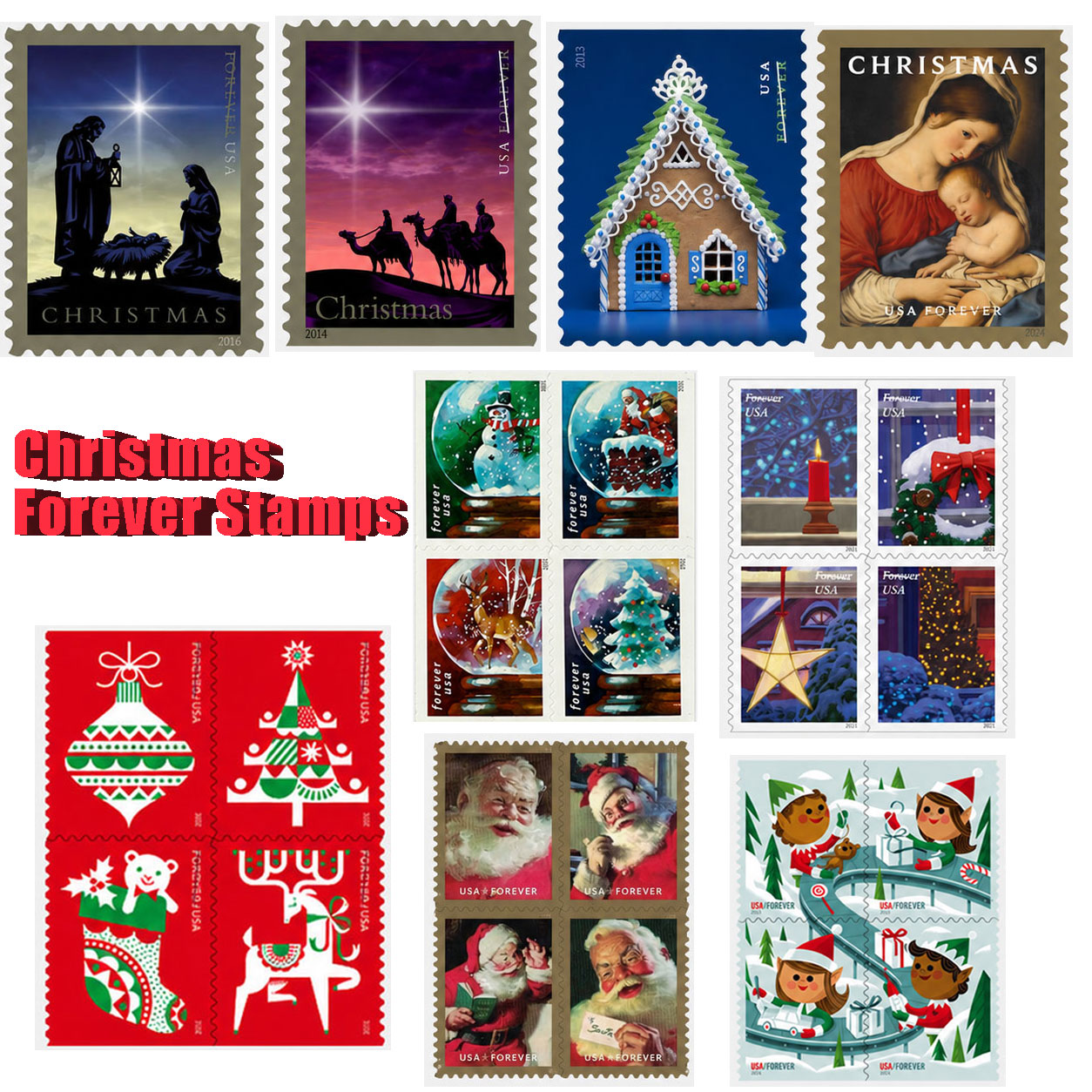 Christmas Forever Stamps
