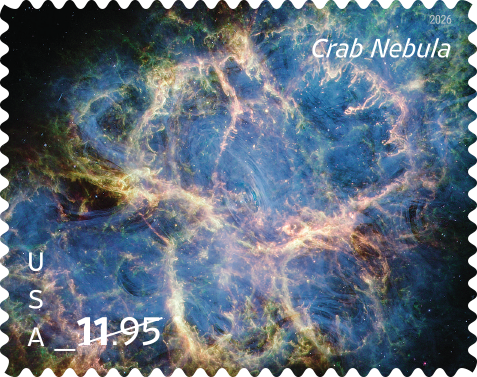 2026 Crab Nebula Stamps - product detail view 2