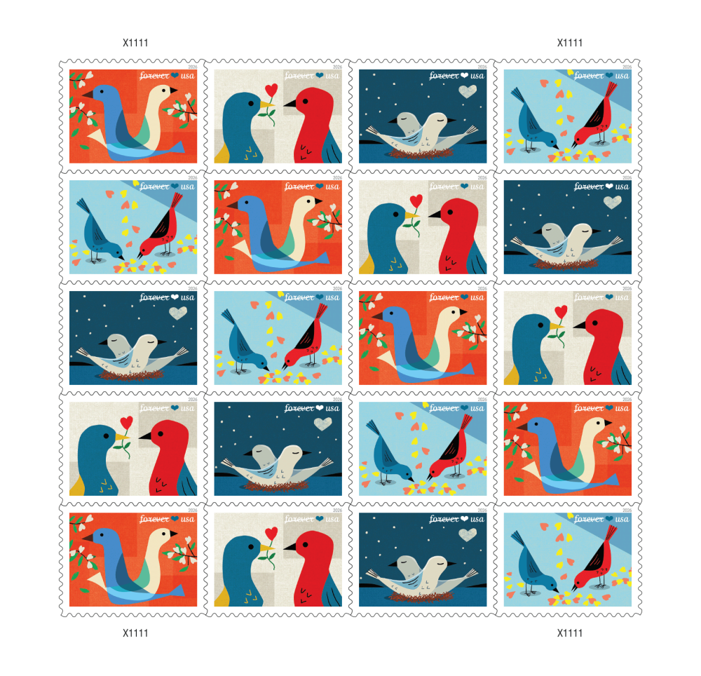 2026 LOVE Stamps - product detail view 5