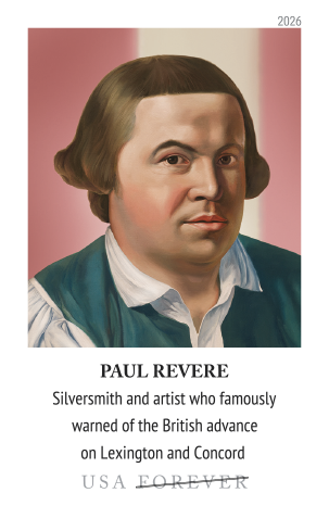 2026 Figures of the American Revolution Stamps - product detail view 4