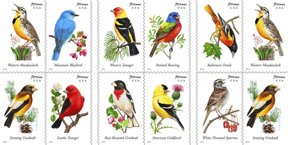 2014 Song Birds Stamps