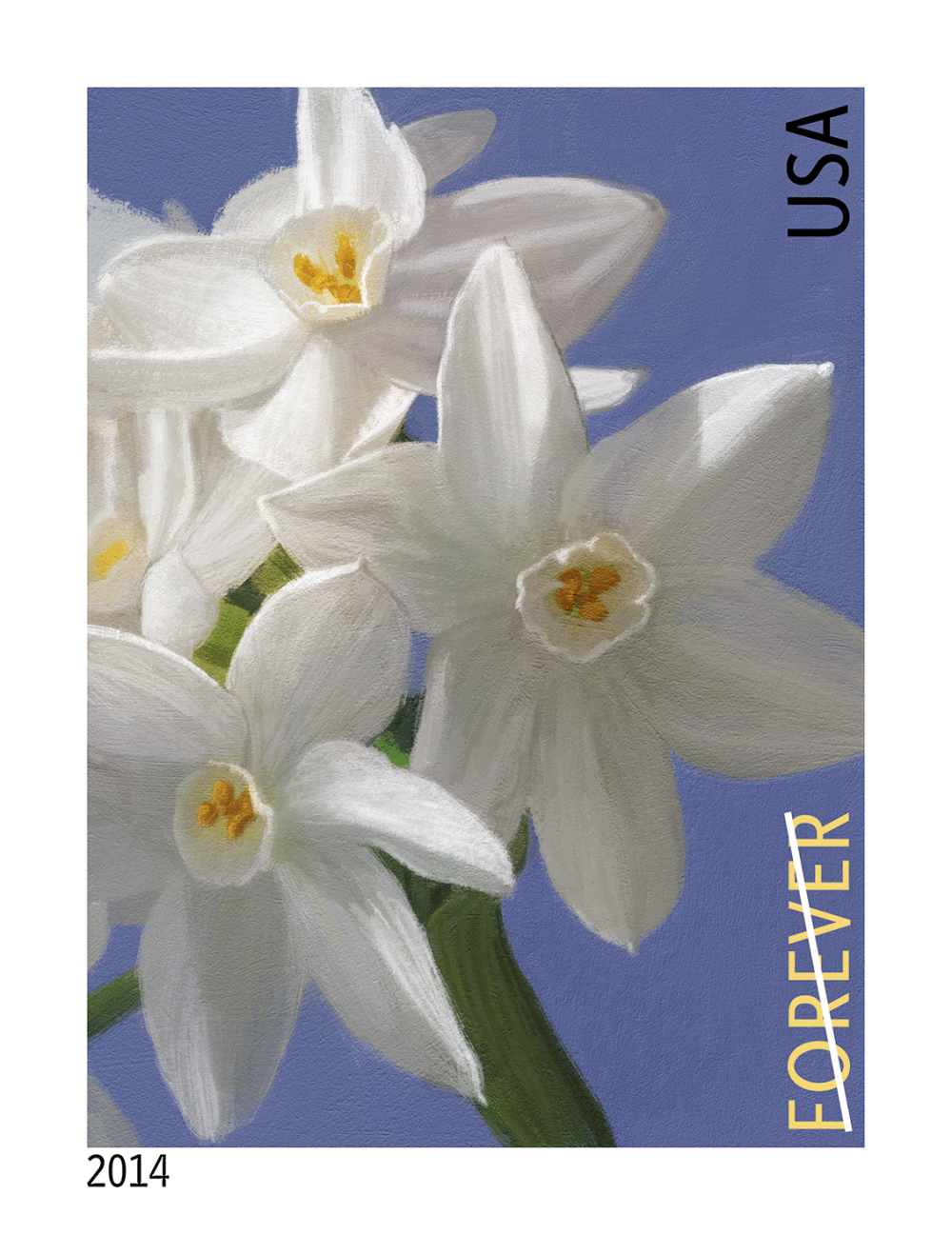 2014 Winter Flowers Stamps