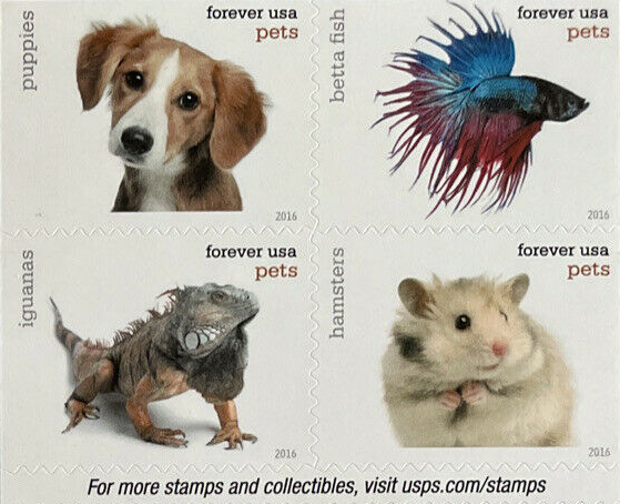 2016 Pets Celebrate Animals stamps