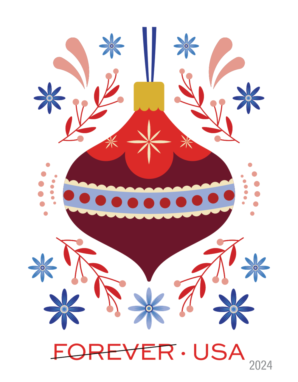 2024 Holiday Joy Stamps