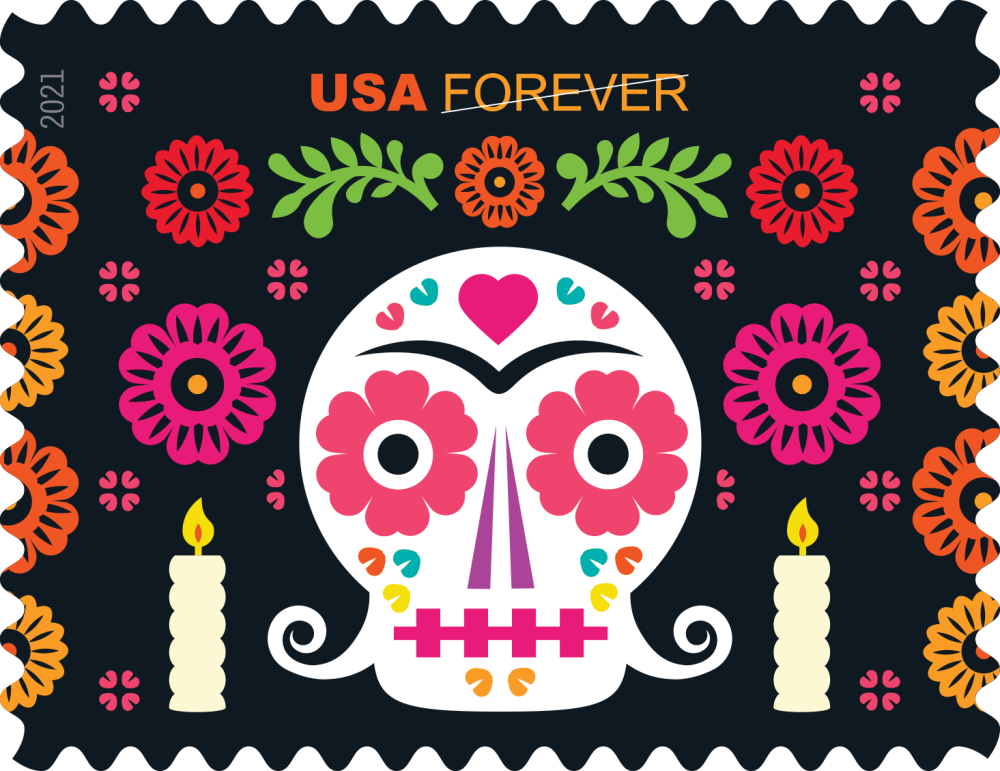 2021 Day of the Dead stamps