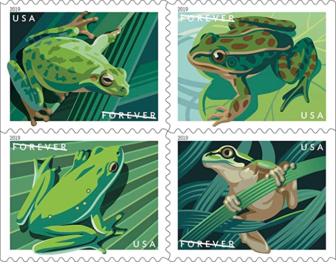 2019 Frogs Booklet stamps