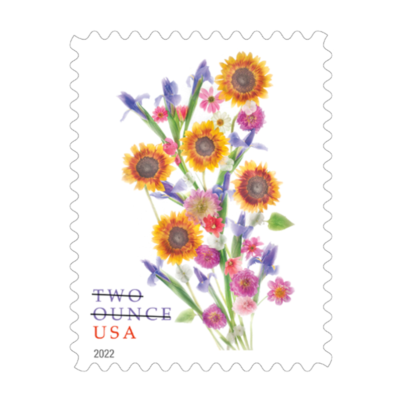 2022 Sunflower Bouquet Two Ounce Forever®Stamp
