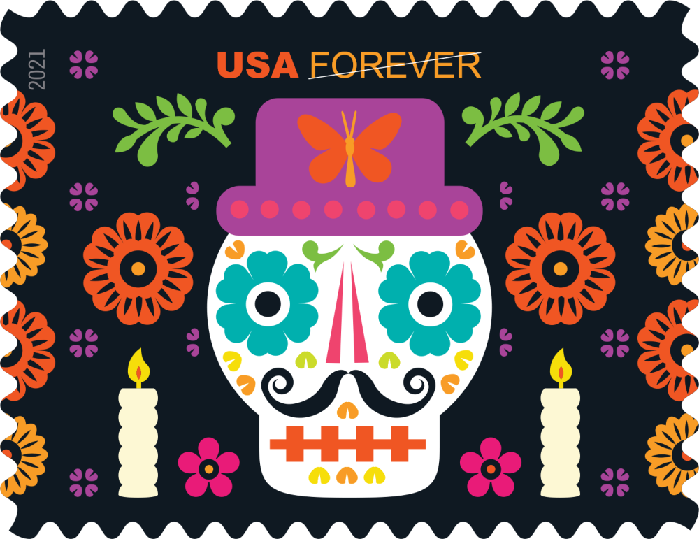 2021 Day of the Dead stamps
