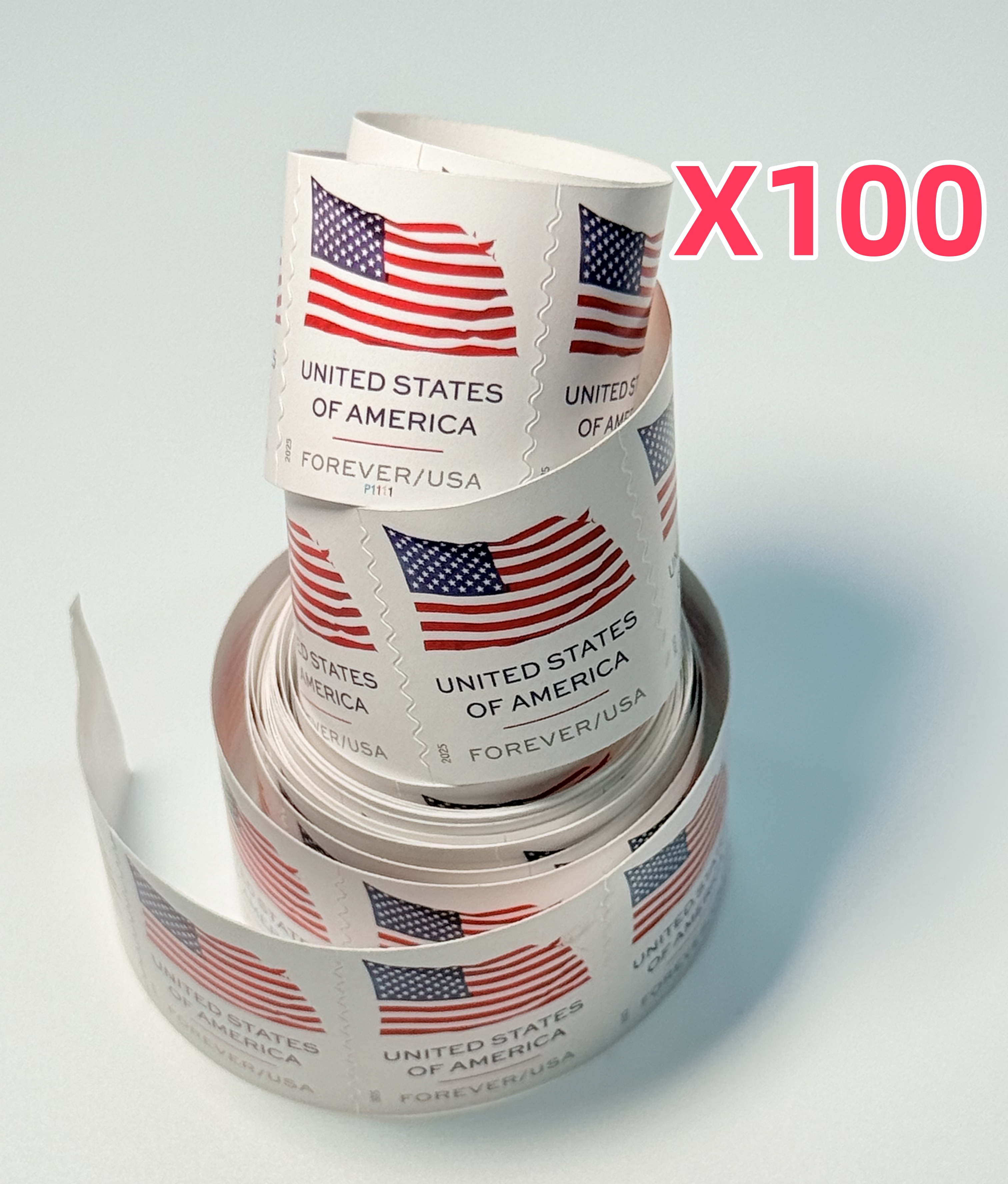 2025 U.S. Flag Stamps 100 rolls
