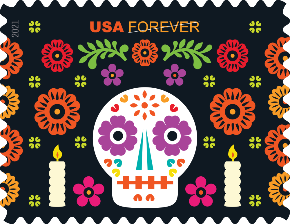 2021 Day of the Dead stamps