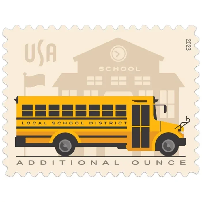 2023 School Bus Stamps