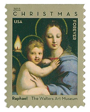 2011 Madonna of the Candelabra stamps