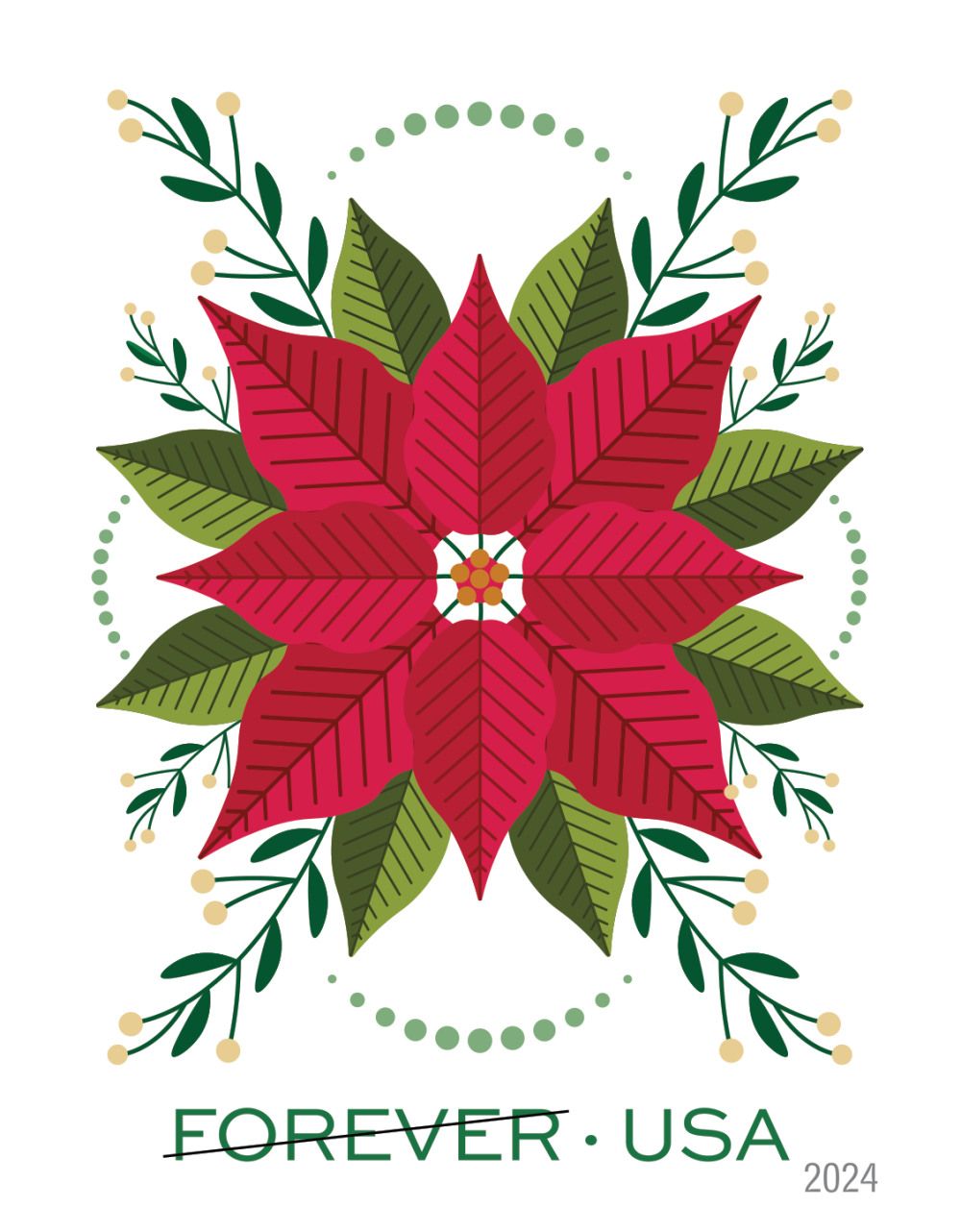 2024 Holiday Joy Stamps