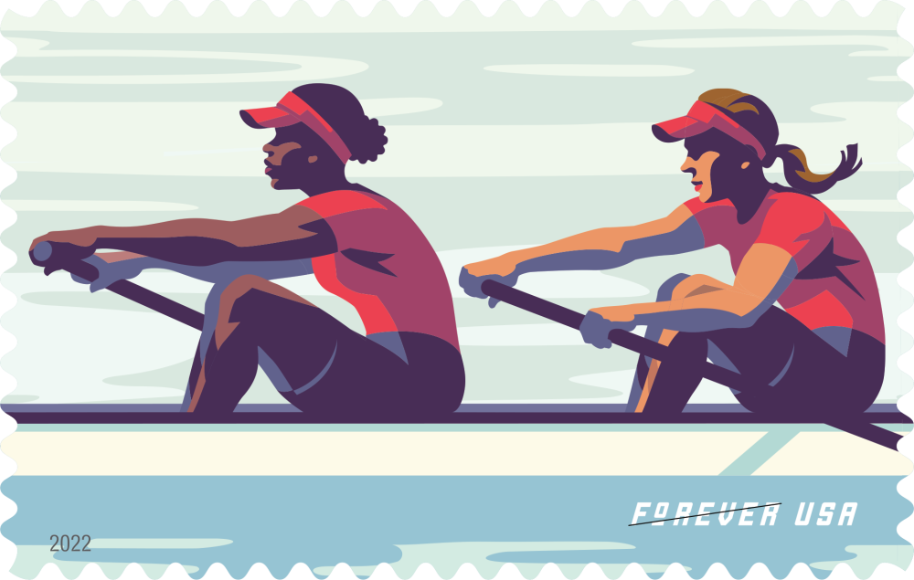 2022 Women's Rowing Stamps 100 PCS